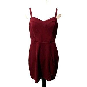 City Studio Burgundy Corset Dress Sz 17 Juniors Cocktail Formal Homecoming